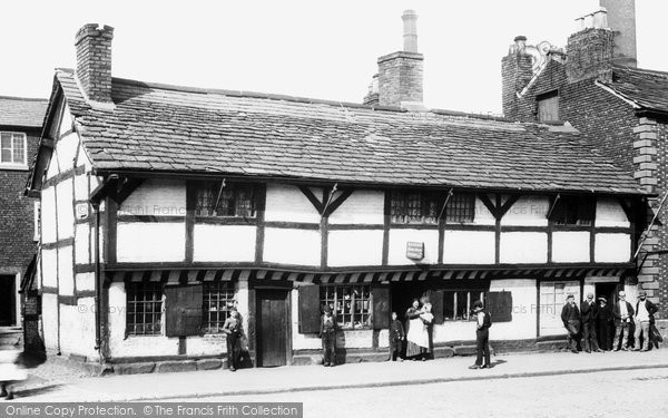 Photo of Warrington, Old Houses, Church Street 1894