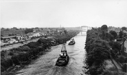 Ship Canal From High Level Bridge c.1965, Warrington