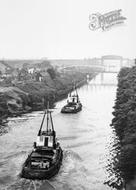 Ship Canal From High Level Bridge c.1965, Warrington