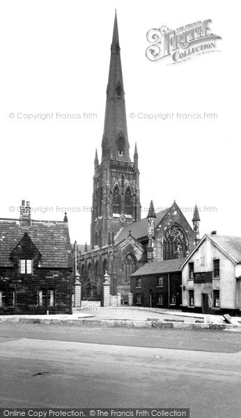 Photo of Warrington, St Elphin's Church c.1955