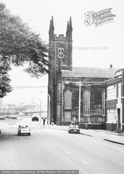 Photo of Warrington, St James' Church c.1965