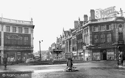 The Circus And Bridge Street c.1950, Warrington