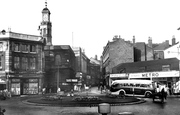 The Circus And Sankey Street c.1955, Warrington