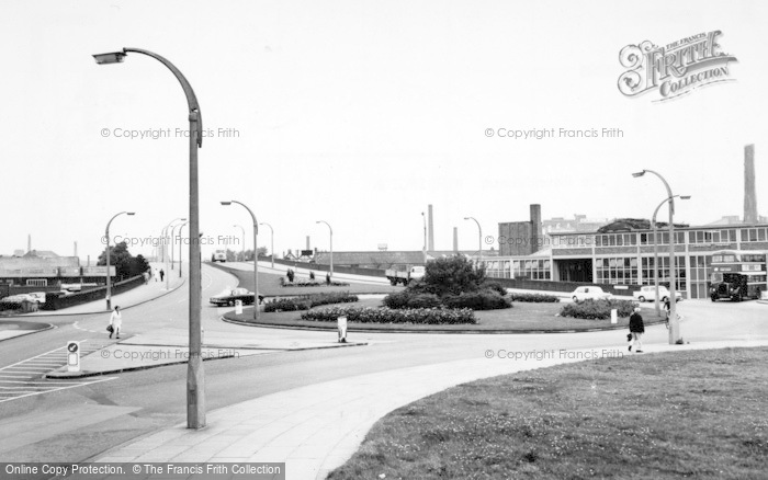 Photo of Warrington, The Roundabout c.1965