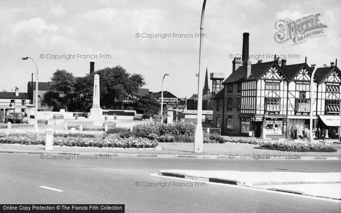 Photo of Warrington, The War Memorial c.1960