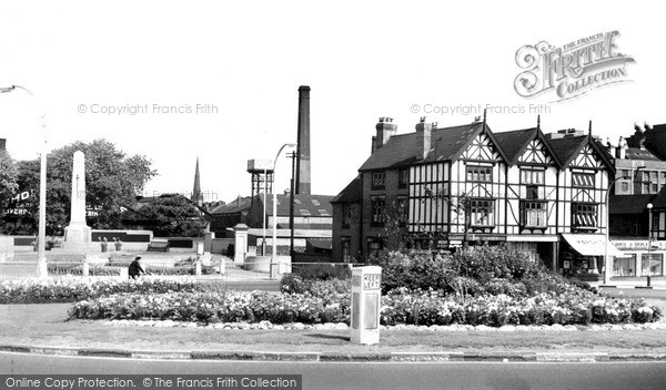 Photo of Warrington, The War Memorial c.1960