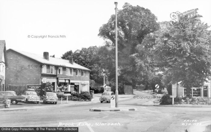 Photo of Warsash, Brook Lane c.1965