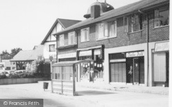 Brook Lane, Shops And Bus Stop c.1965, Warsash