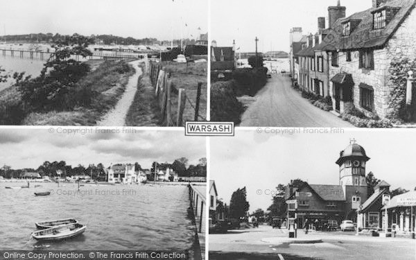 Photo of Warsash, Composite c.1965