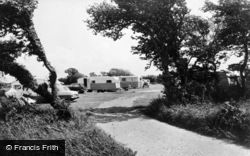 Entrance To Little Field, Solent Breezes Caravan Site c.1960, Warsash