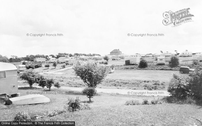 Photo of Warsash, Solent Breezes Caravan Site From The North c.1960