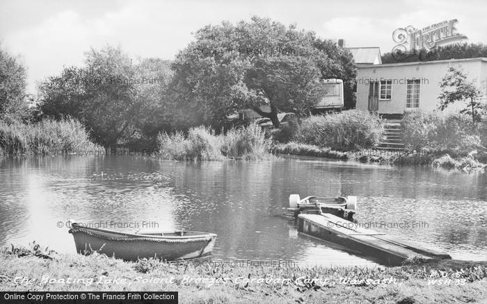 Photo of Warsash, The Boating Lake, Solent Breezes Caravan Site c.1955