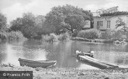 The Boating Lake, Solent Breezes Caravan Site c.1955, Warsash