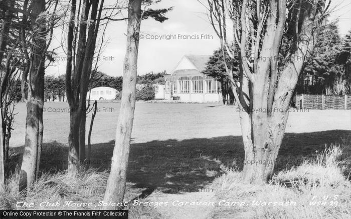 Photo of Warsash, The Club House, Solent Breezes Caravan Site c.1955