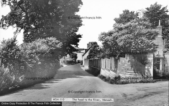 Photo of Warsash, The Road To The River c.1965