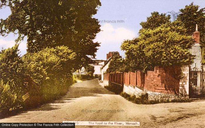 Photo of Warsash, The Road To The River c.1965