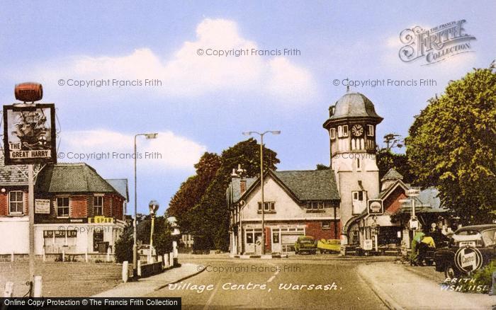 Photo of Warsash, Village Centre c.1965
