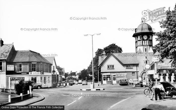 Photo of Warsash, Village Centre c.1965