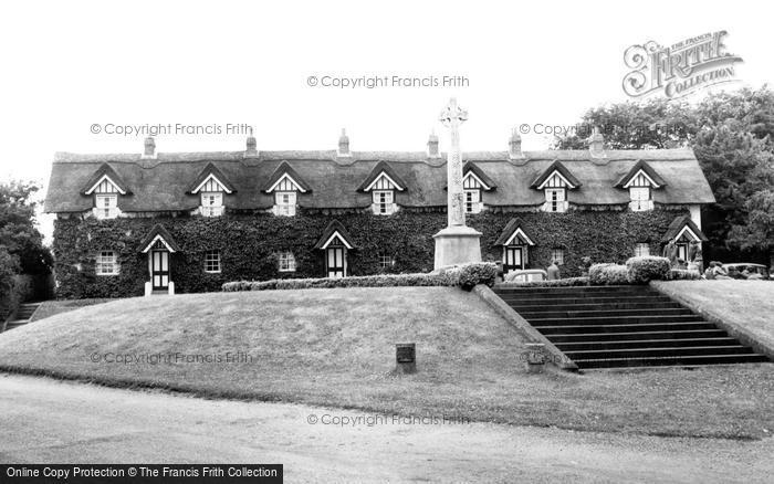 Photo of Warter, Cottages And War Memorial c.1955