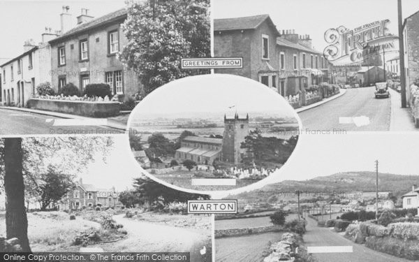 Photo of Warton, Composite c.1955