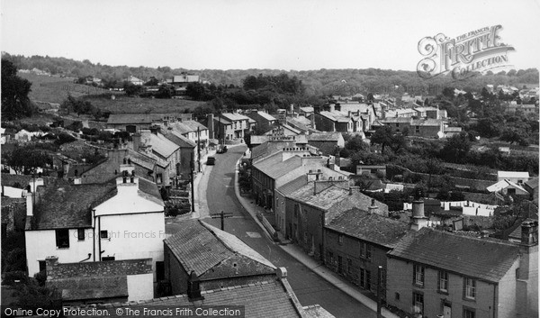Photo of Warton, Main Street From Church Tower c.1955