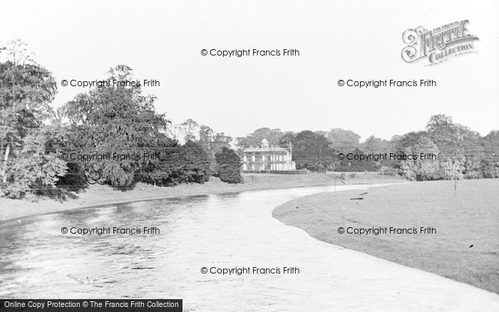 Photo of Warwick Bridge, Warwick Hall And River Eden c.1955