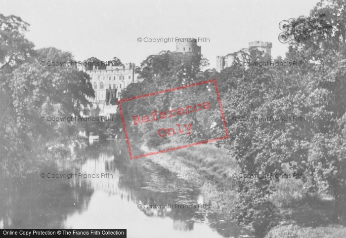 Photo of Warwick, Castle From The Bridge c.1884
