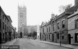 Church Street And St Mary's Church 1922, Warwick