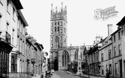 Church Street And St Mary's Church c.1955, Warwick