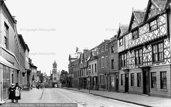 Photo of Warwick, East Gate And Jury Street 1892