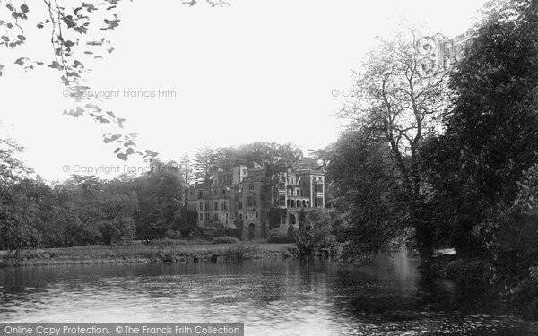 Photo of Warwick, Guy's Cliffe House From River Avon 1892