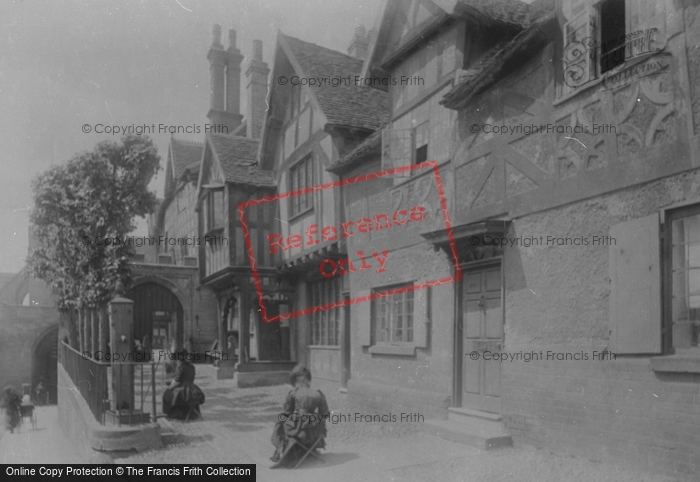 Photo of Warwick, Leycester Hospital 1892