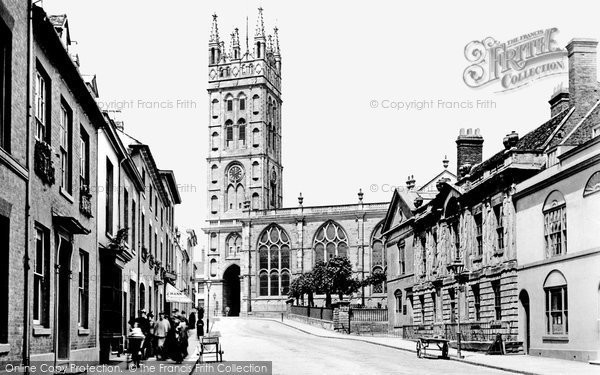 Photo of Warwick, St Mary's Church And Church Street 1892