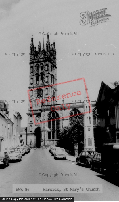 Photo of Warwick, St Mary's Church c.1965