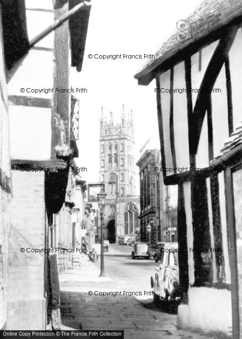 Photo of Warwick, St Mary's Church From The Jetty c.1955
