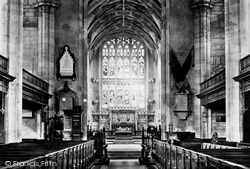 St Mary's Church Interior East 1892, Warwick