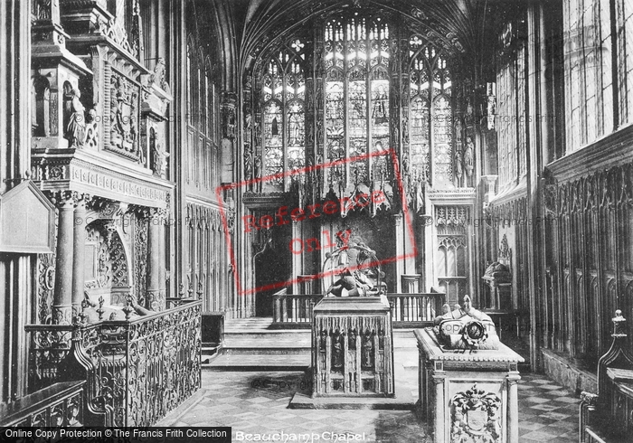 Photo of Warwick, St Mary's Church, The Beauchamp Chapel c.1900