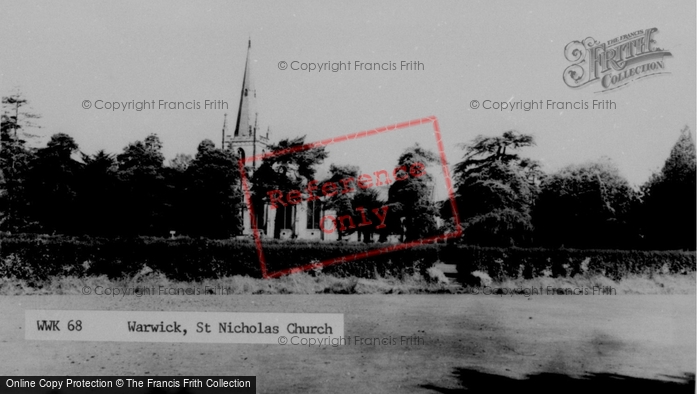Photo of Warwick, St Nicholas Church c.1960