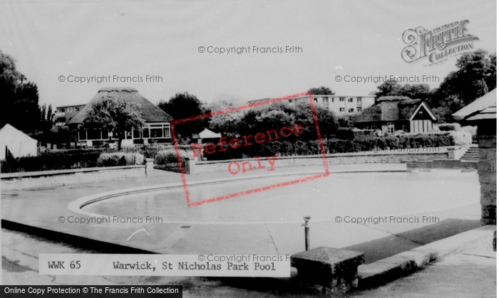 Photo of Warwick, St Nicholas Park Pool c.1960