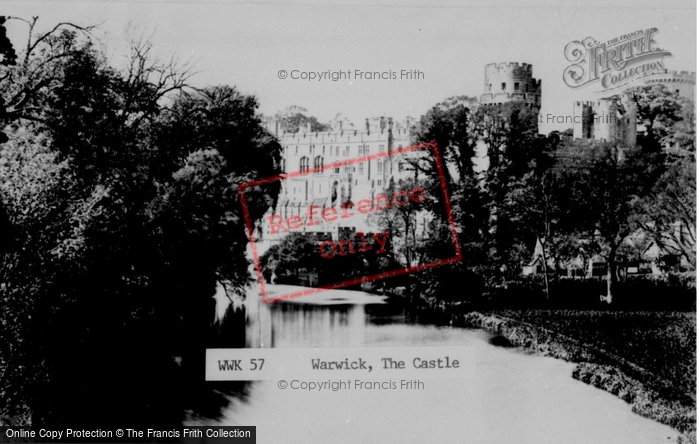 Photo of Warwick, The Castle c.1955