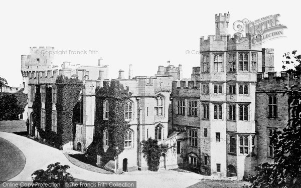 Photo of Warwick, The Castle Courtyard c.1950