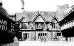 The Quadrangle, Lord Leycester Hospital 1892, Warwick