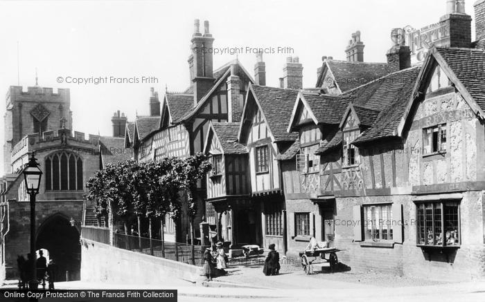 Photo of Warwick, Westgate And The Lord Leycester Hospital 1892