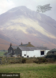 Great Gable With Napes Ridges On Right Of Summit c.1975, Wasdale Head