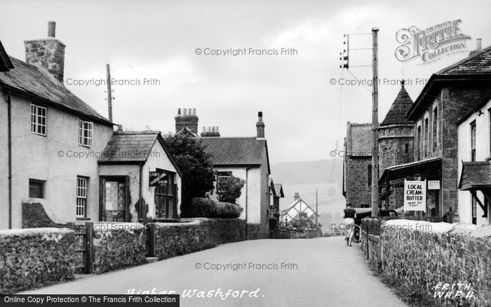 Photo of Washford, Higher Village c.1955