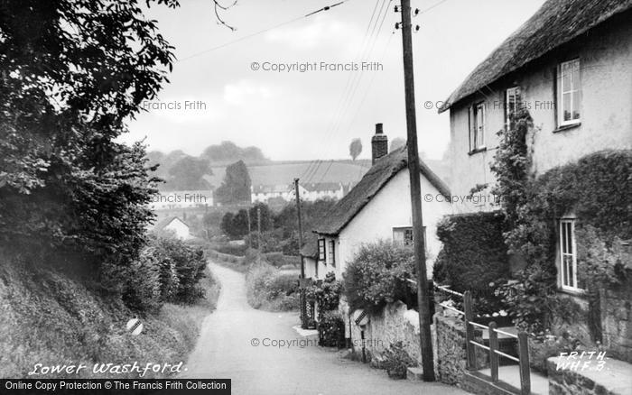 Photo of Washford, Lower Village c.1955