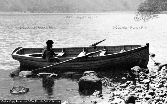 Photo of Wastwater, Rowing Boat 1889