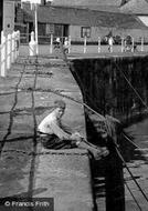 A Boy On The Harbourside 1927, Watchet