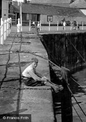A Boy On The Harbourside 1927, Watchet