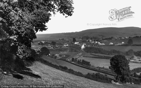 Photo of Watchet, And The Quantock Hills From Cleeve Hill 1936